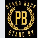 Proud Boys New Logo with Trump's Call to "Stand By"