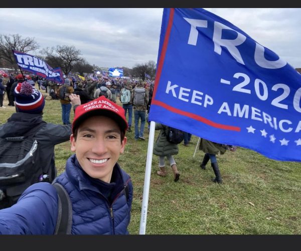 John Block, Far Right New Mexico Blogger at the January 6, 2021 Capitol Insurrection for Trump