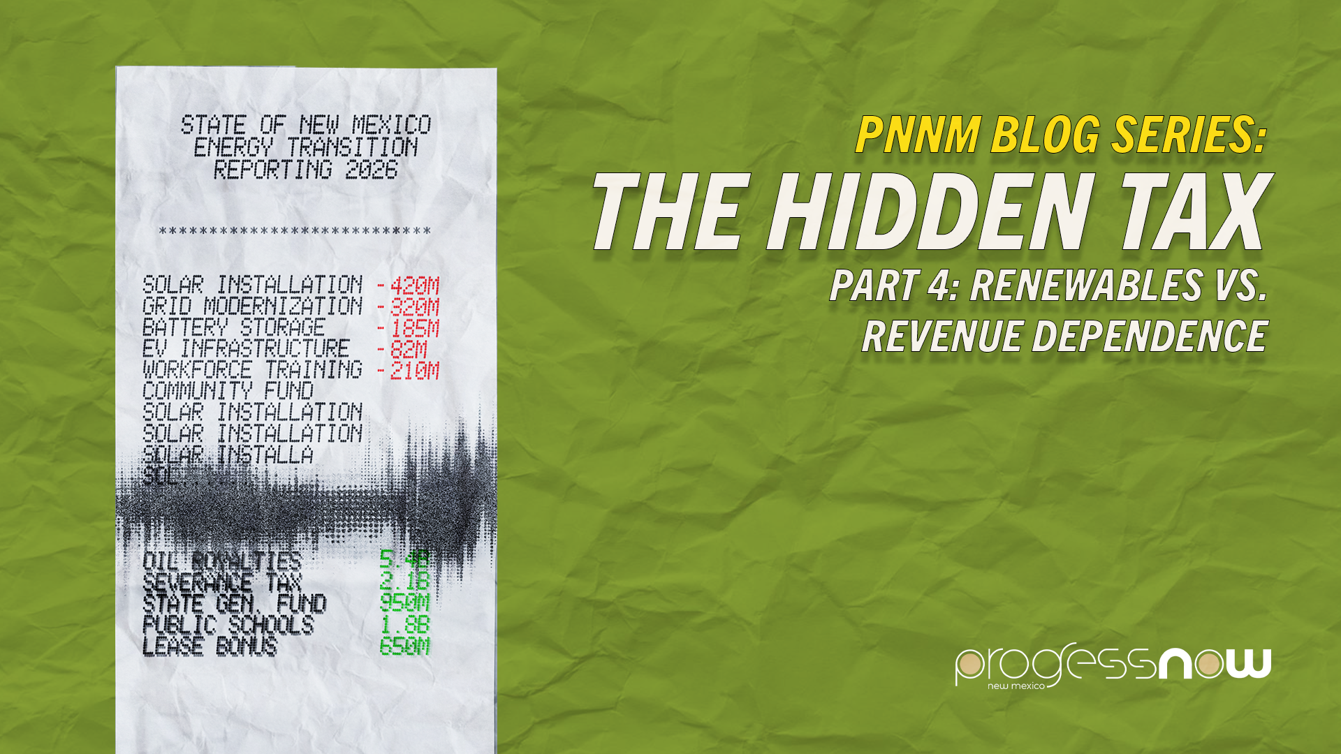The Hidden Tax, Part 4: Renewables vs. Revenue Dependence